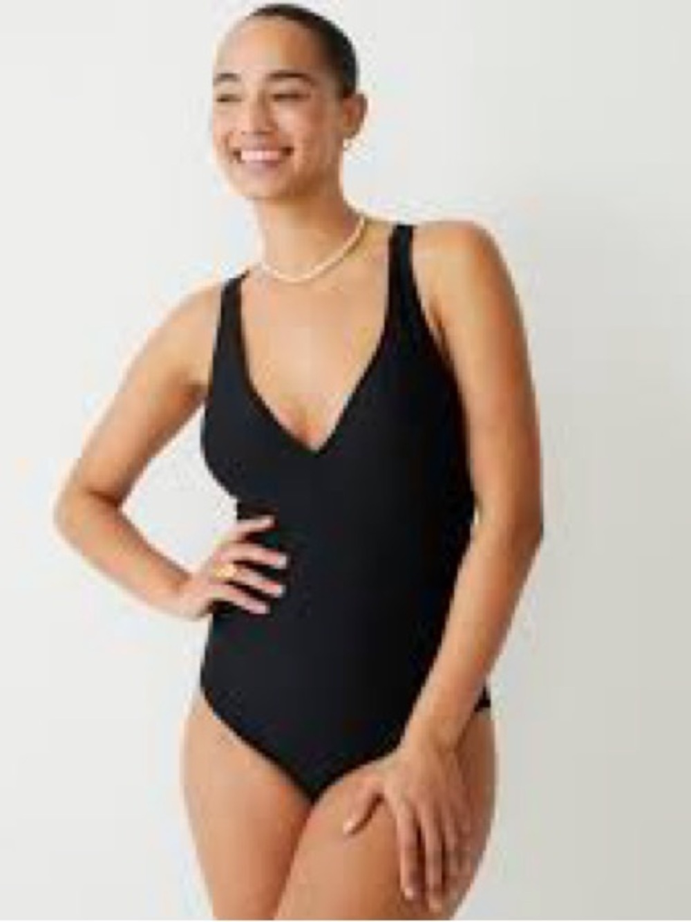 J. Crew black One Piece Swimsuit